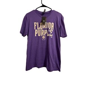 NWT-MLS Orlando City MLS Purple T-Shirt Size M